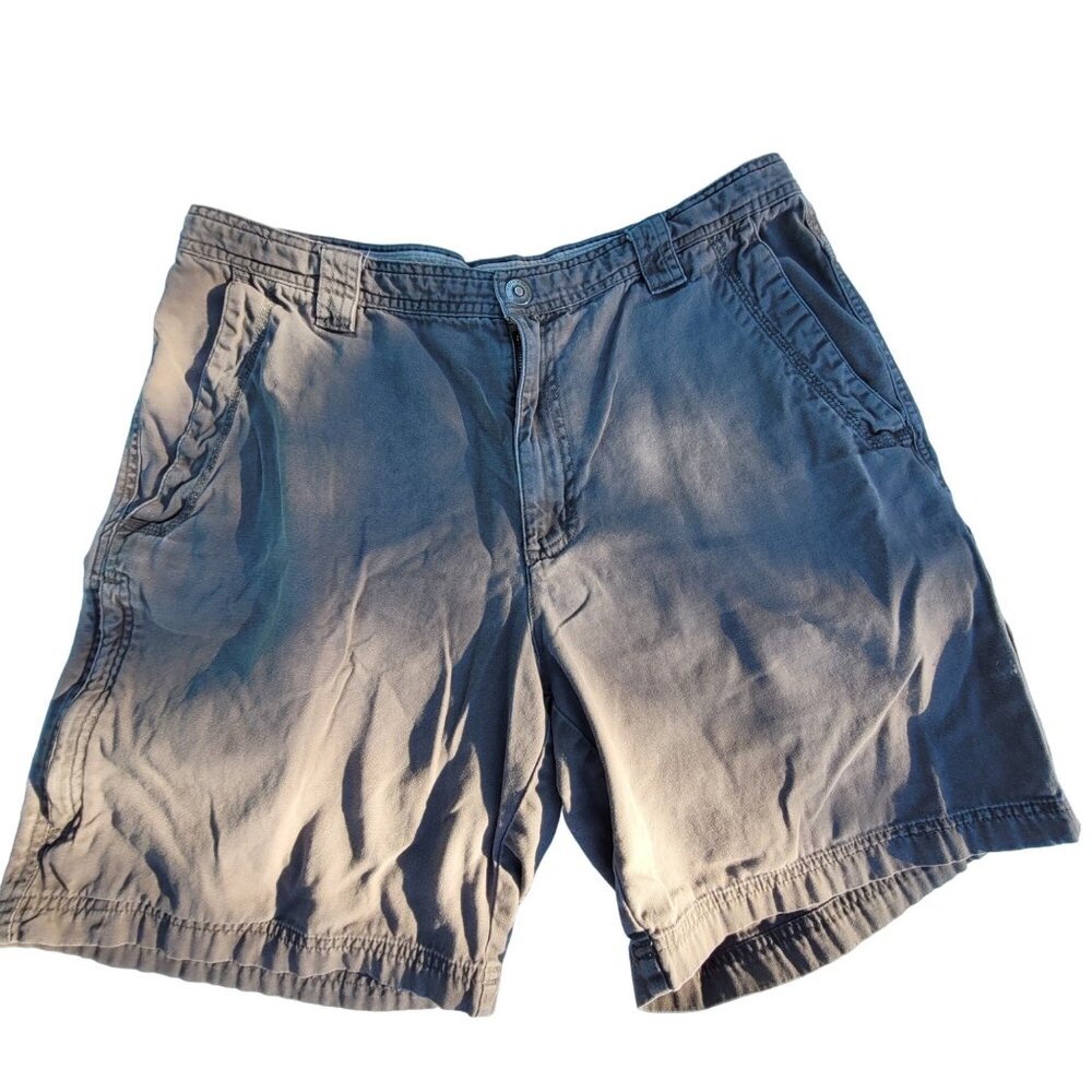 Columbia Mens 36W Cargo Shorts Green100% Cotton